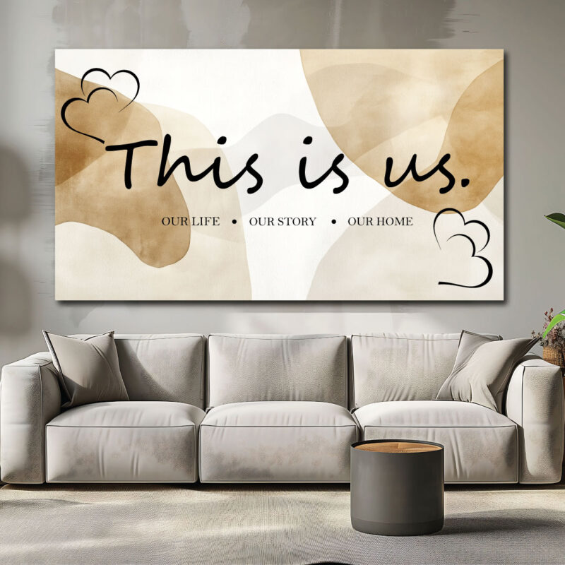 This is us Art on canvas