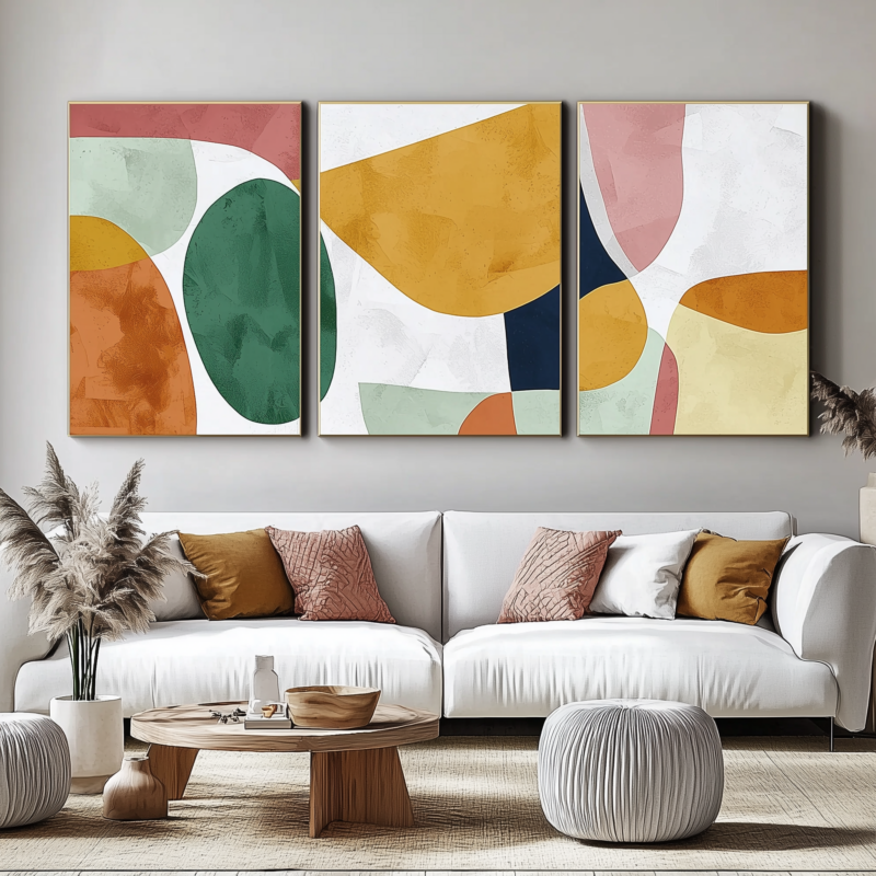 Colorful wall art