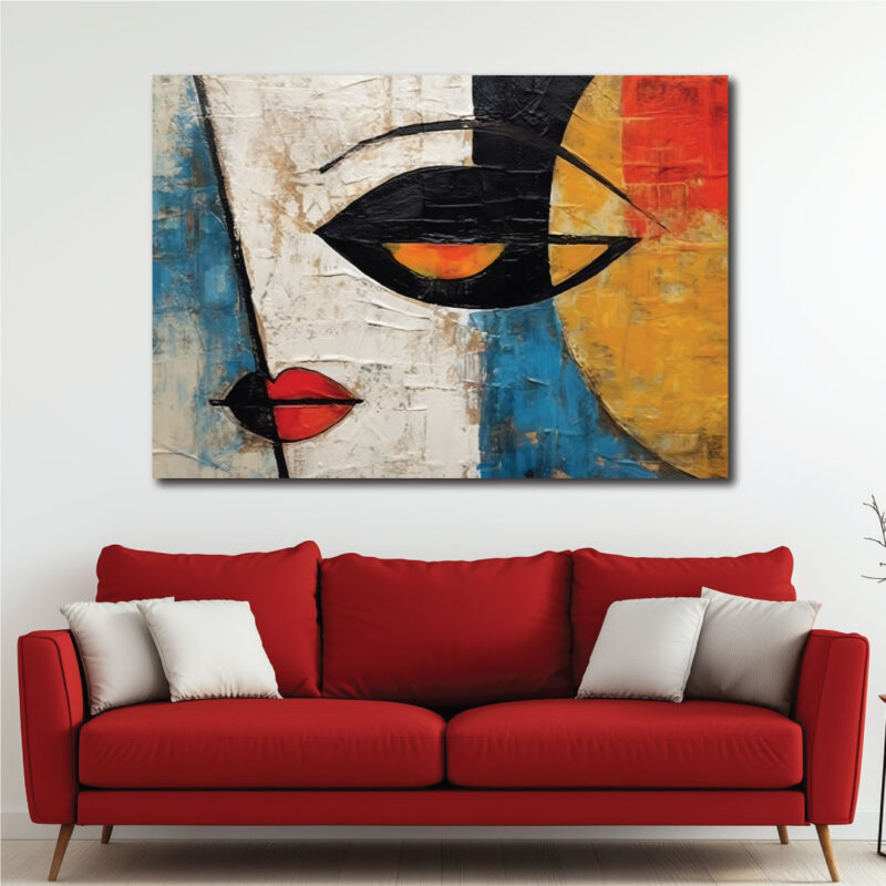 Abstract eye lip