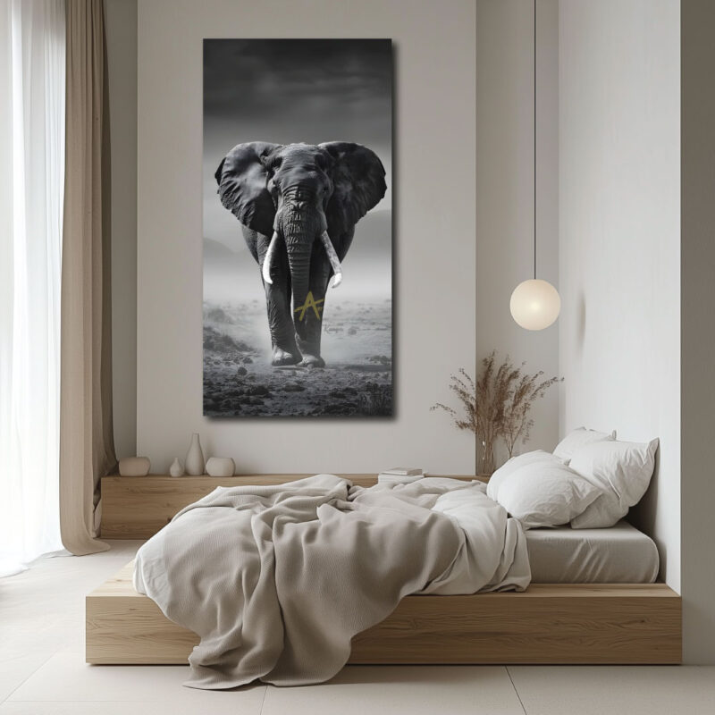 Elephant Art on Canvas