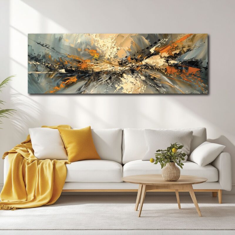 Abstract color splash art.