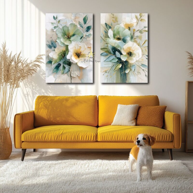 Mixed color flower set.
