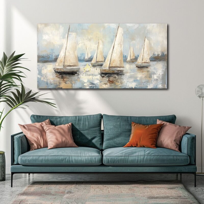 Sail boats on
