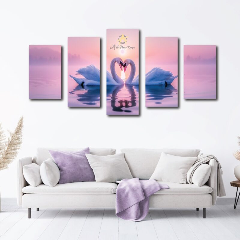 White swans (5piece)