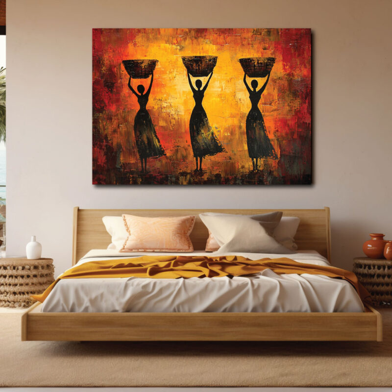 African Art on canvas