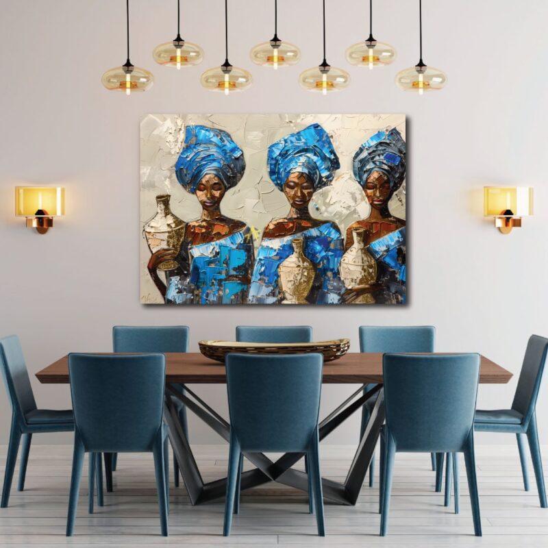 Tradition on canvas.
