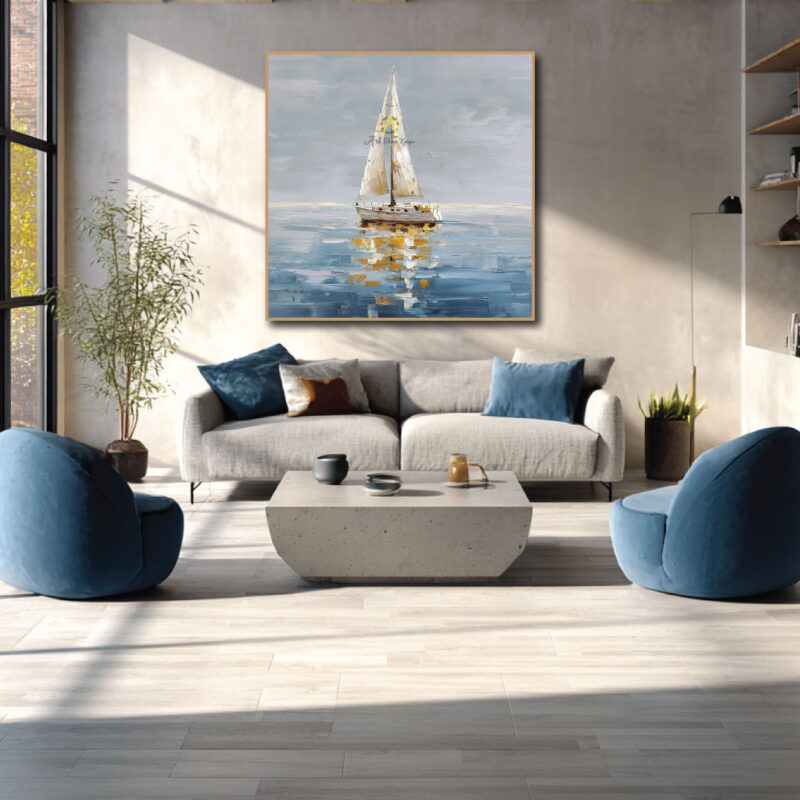 Boat art canvas