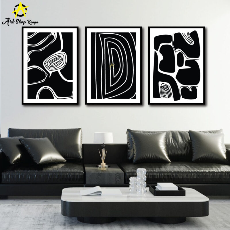 Black and white art