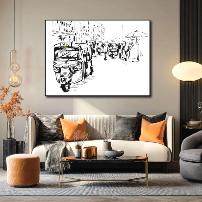 Unique canvas print.