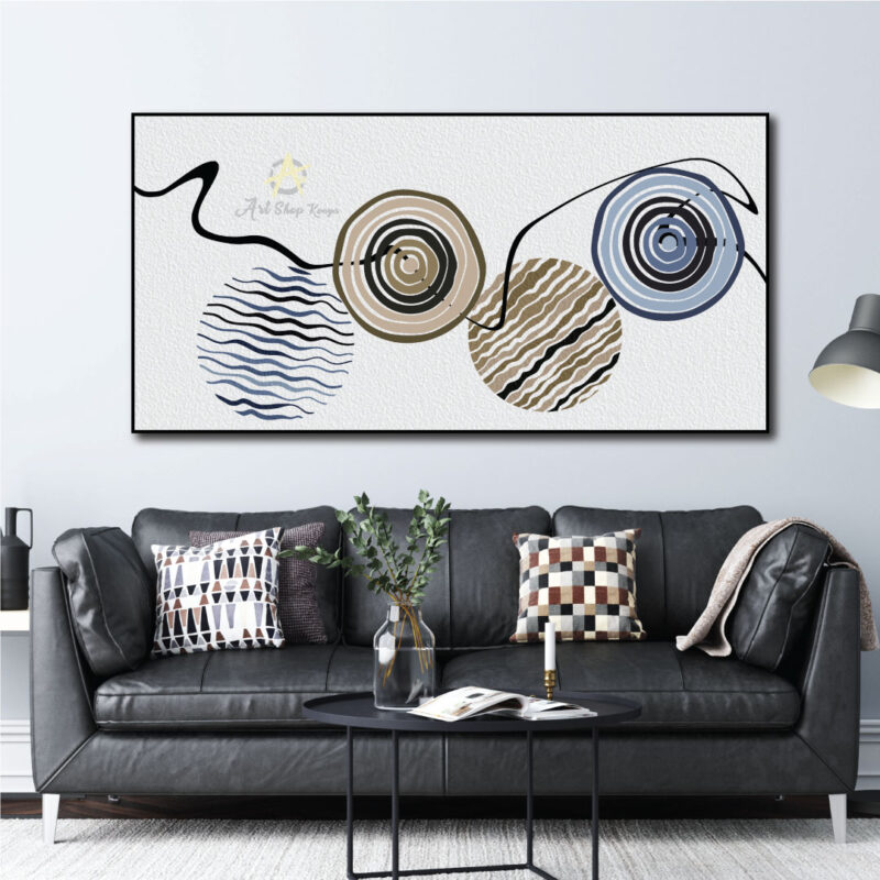 Abstract spiral and waves.