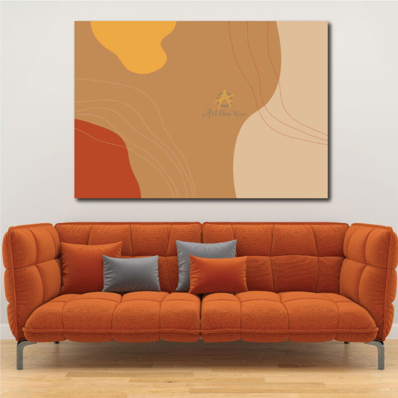 Abstract canvas art.