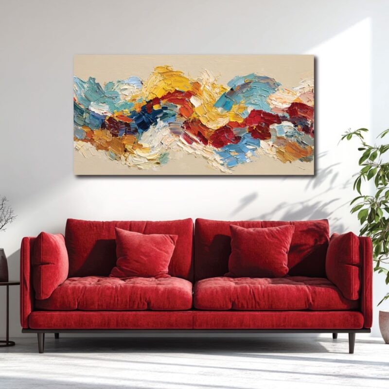 colorful splash abstract