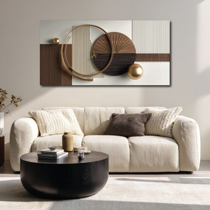 Brown and gold abstract.